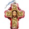 G.DeBrekht 758-006 Jesus Face Cross Ornament